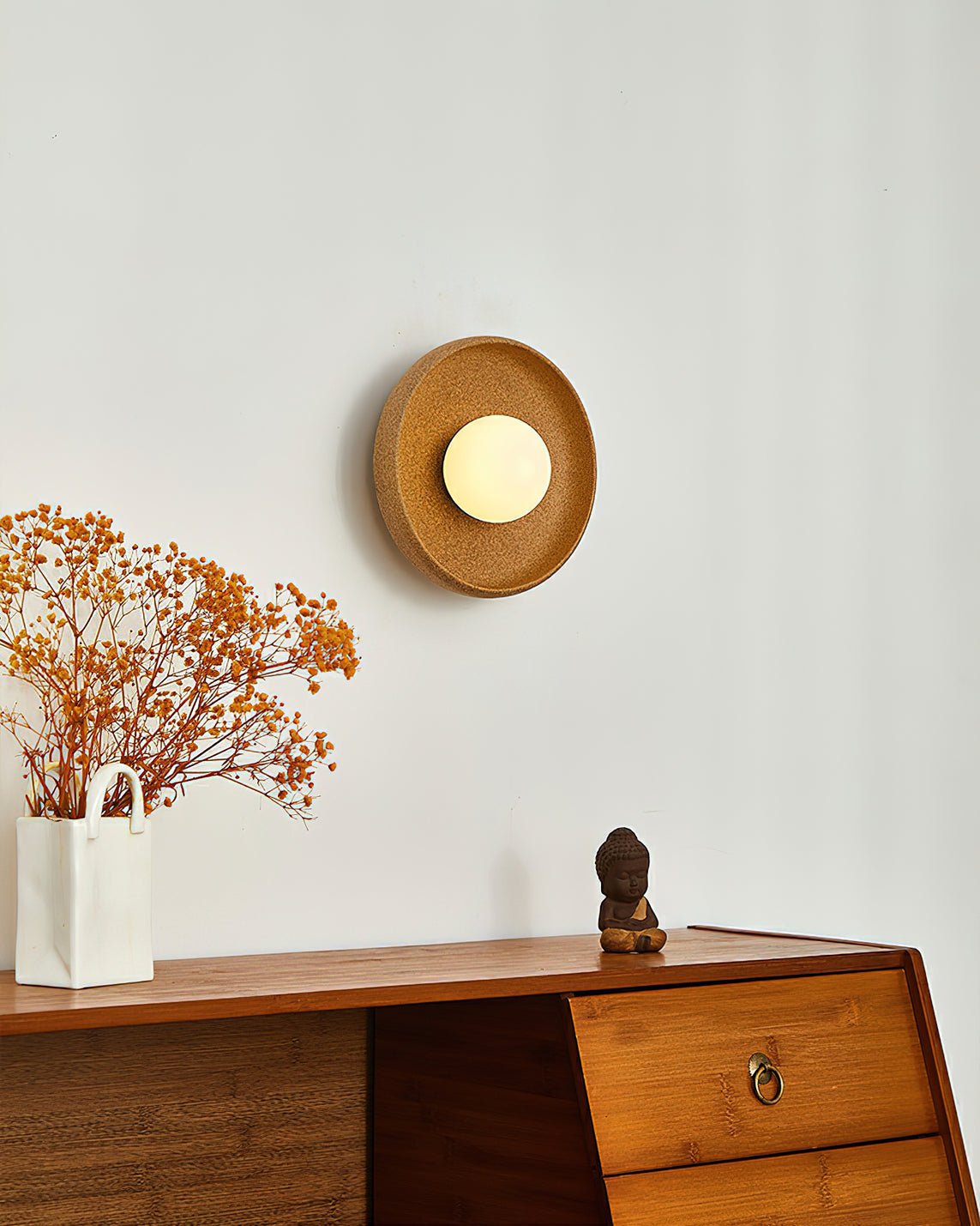Zelveneth Ceramic Wall Light-Moonnatur