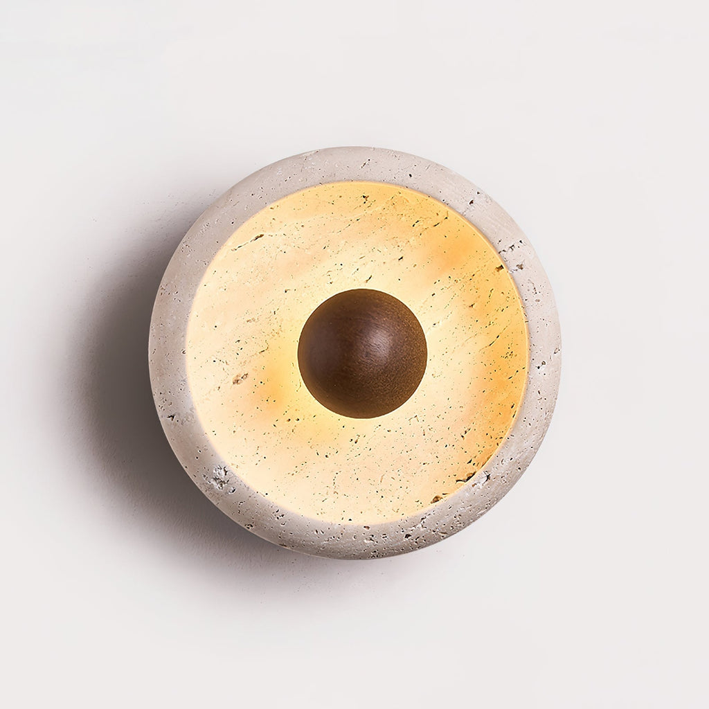 Brenelash Travertine Wall Light-Moonnatur
