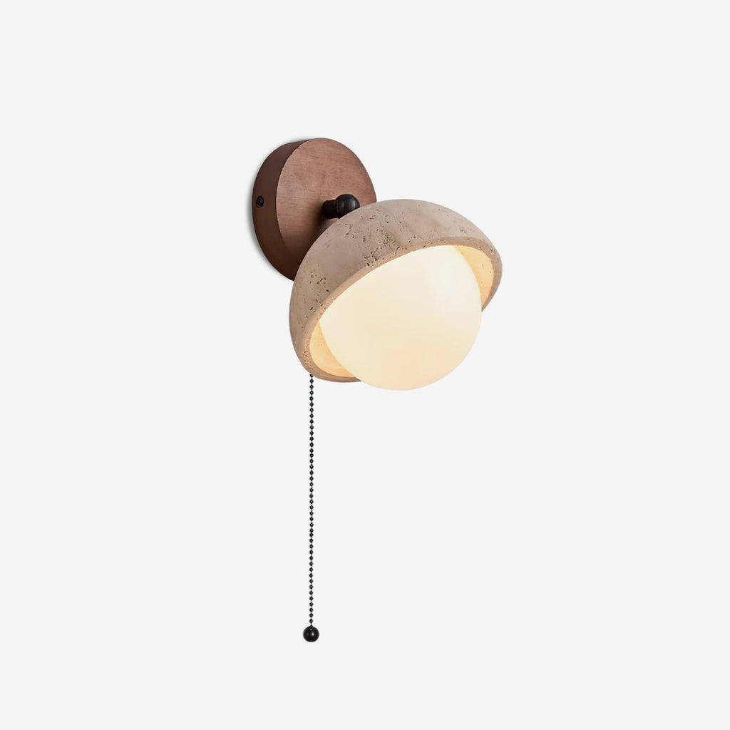 Woldenhill Travertine Wall Light-Moonnatur