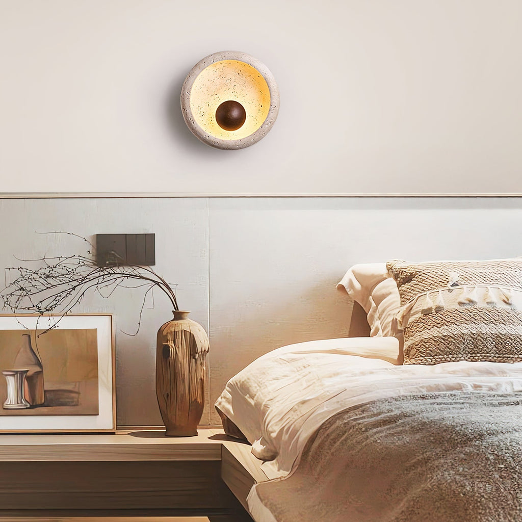 Brenelash Travertine Wall Light-Moonnatur
