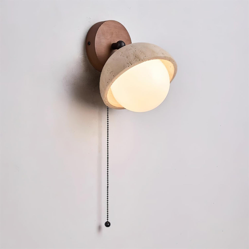 Woldenhill Travertine Wall Light-Moonnatur