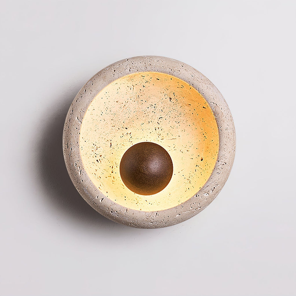 Brenelash Travertine Wall Light-Moonnatur
