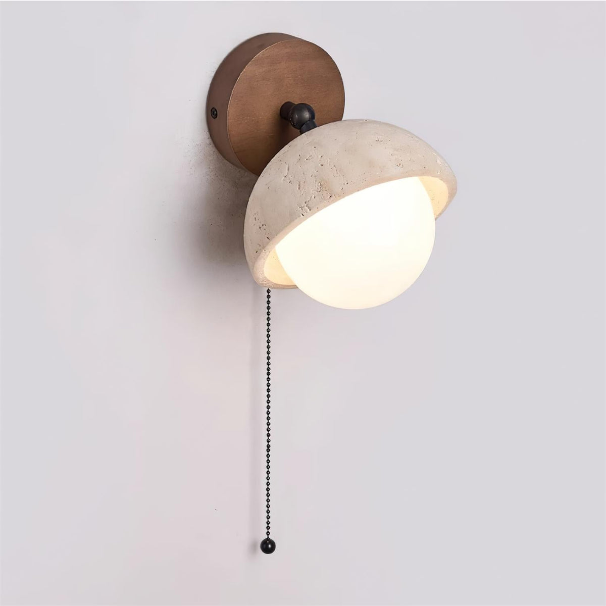 Woldenhill Travertine Wall Light-Moonnatur