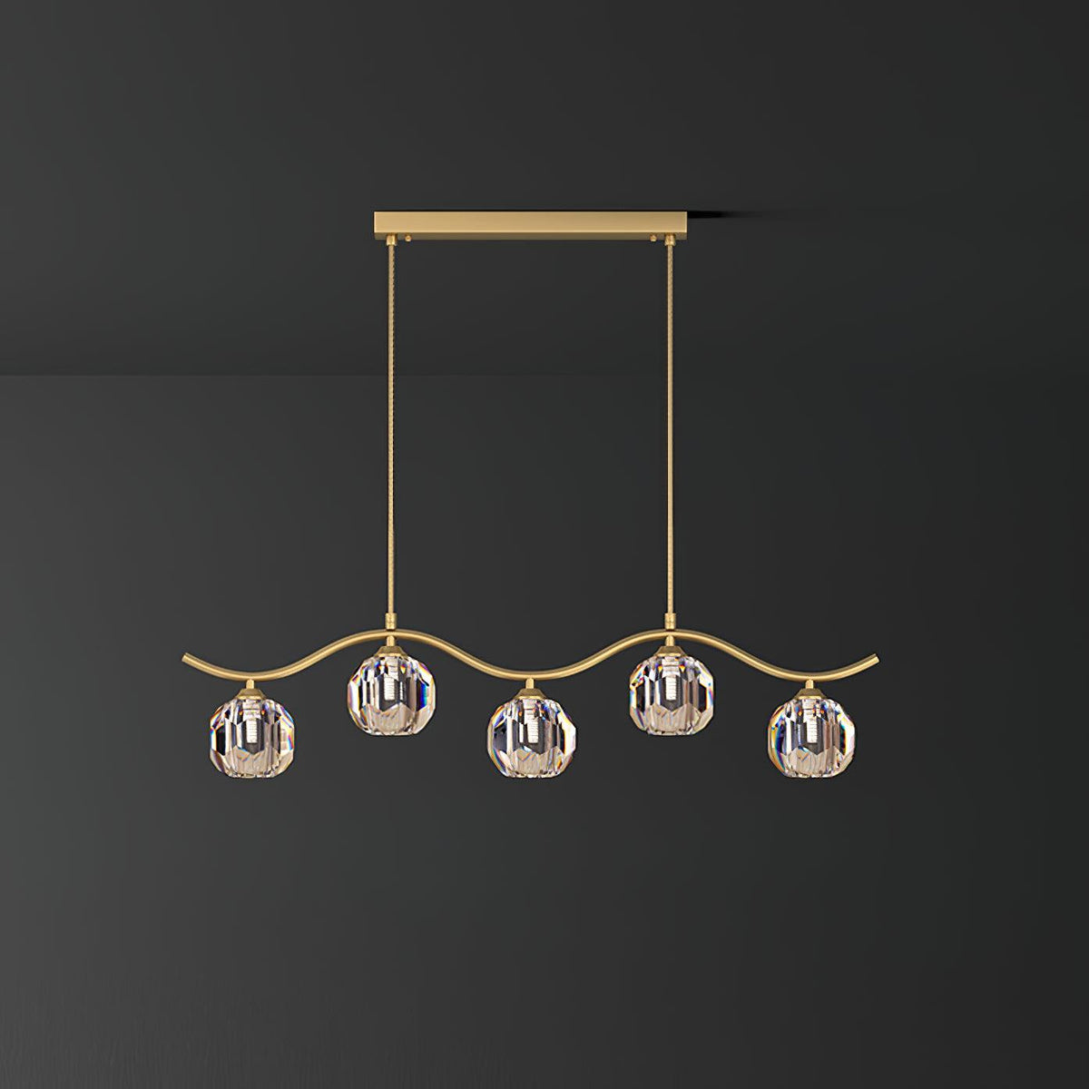 Navren Crystal Chandelier-Moonnatur