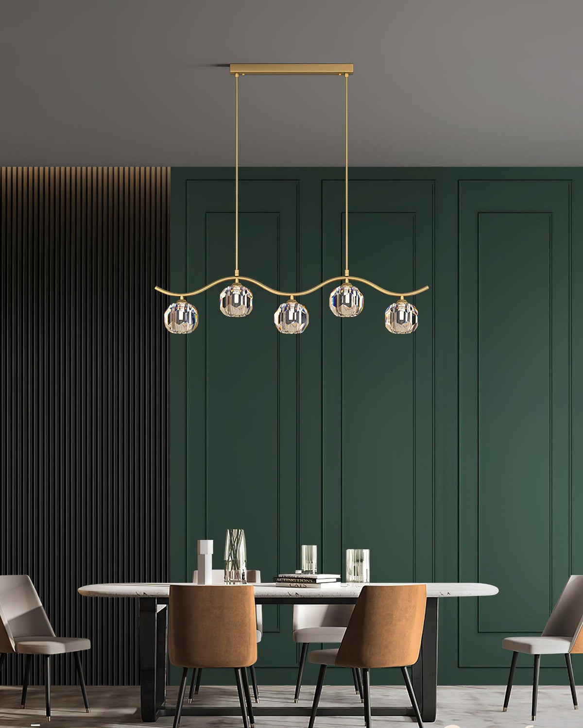 Navren Crystal Chandelier-Moonnatur