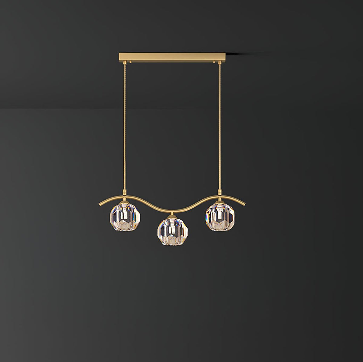 Navren Crystal Chandelier-Moonnatur