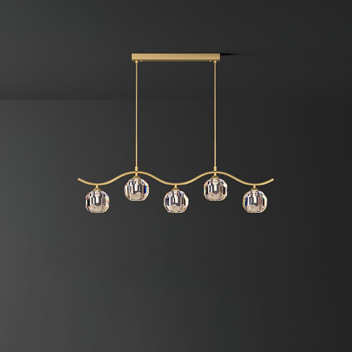 Navren Crystal Chandelier-Moonnatur