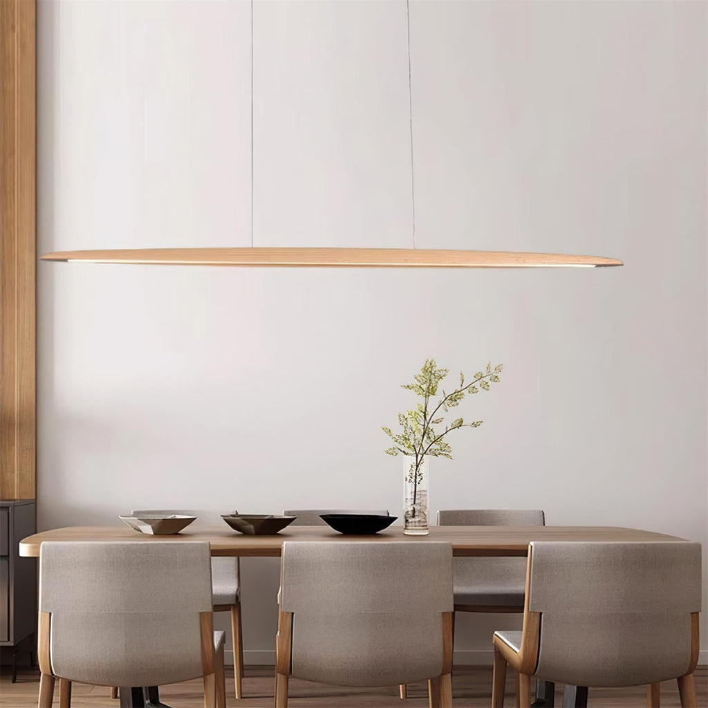 Sardenmere Wood Pendant Light-Moonnatur