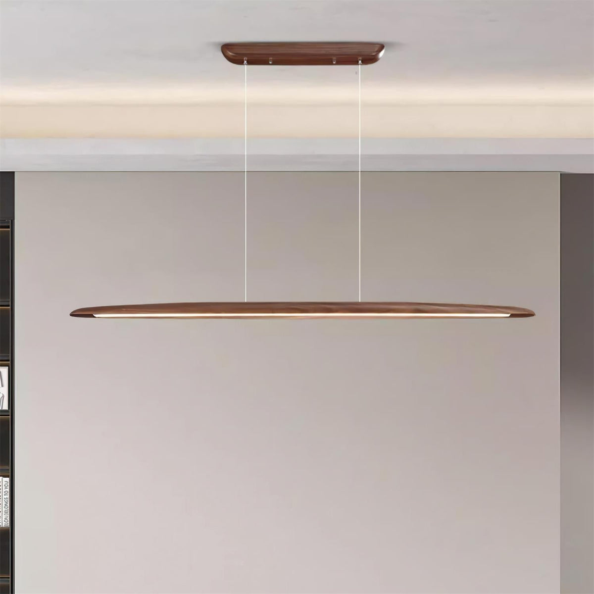 Sardenmere Wood Pendant Light-Moonnatur