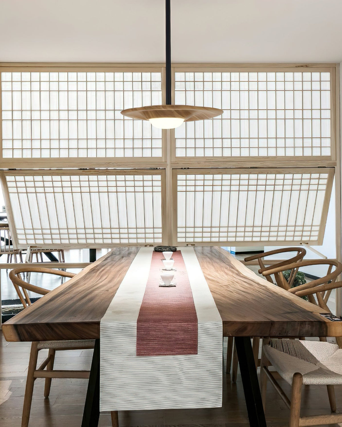 Naverina Wood Pendant Light-Moonnatur