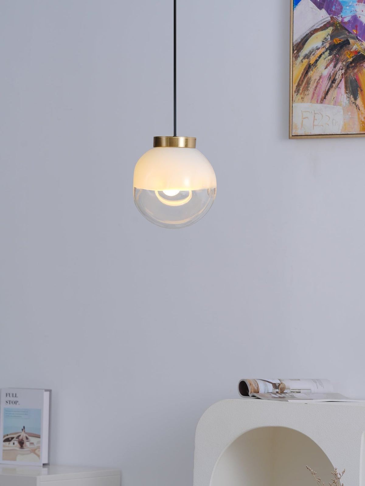 Ravensiel Glass Pendant Light-Moonnatur