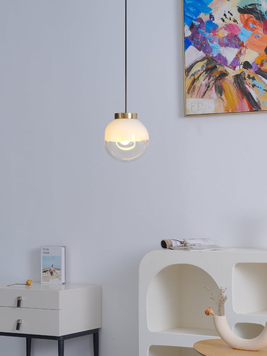 Ravensiel Glass Pendant Light-Moonnatur