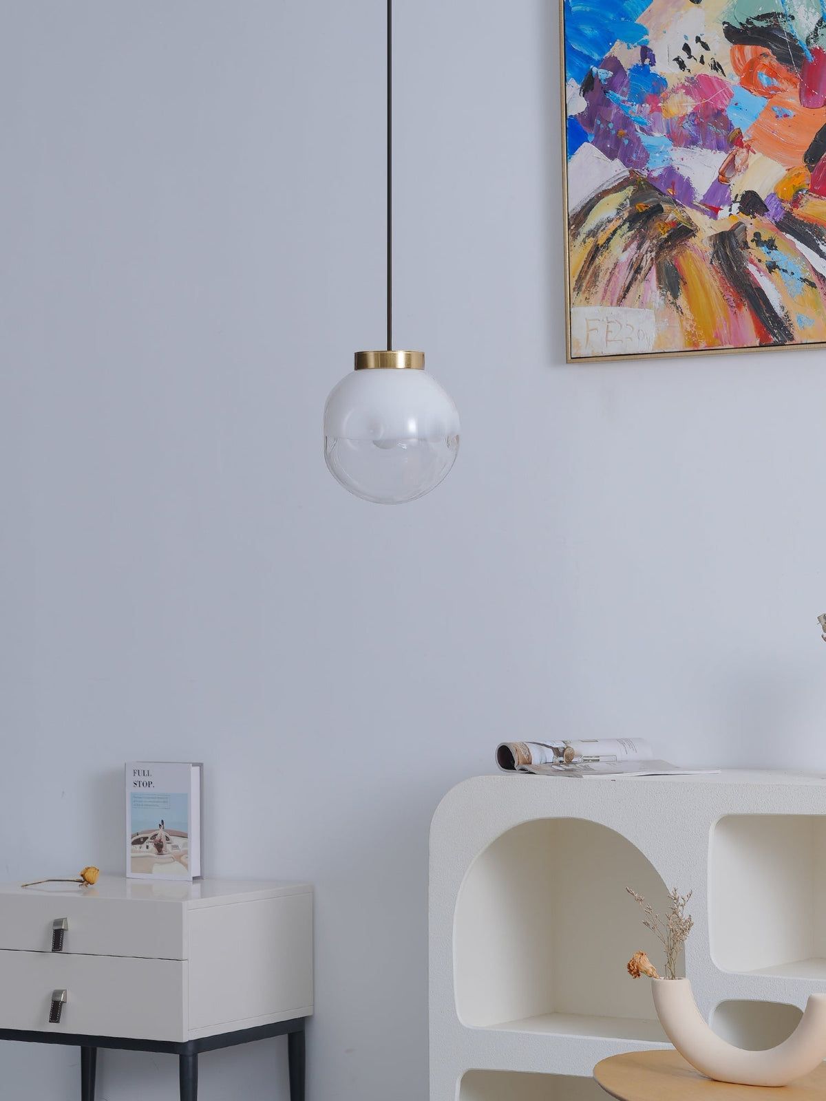 Ravensiel Glass Pendant Light-Moonnatur