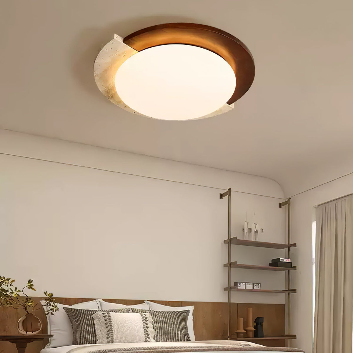 Grenelevia Travertine Ceiling Light-Moonnatur