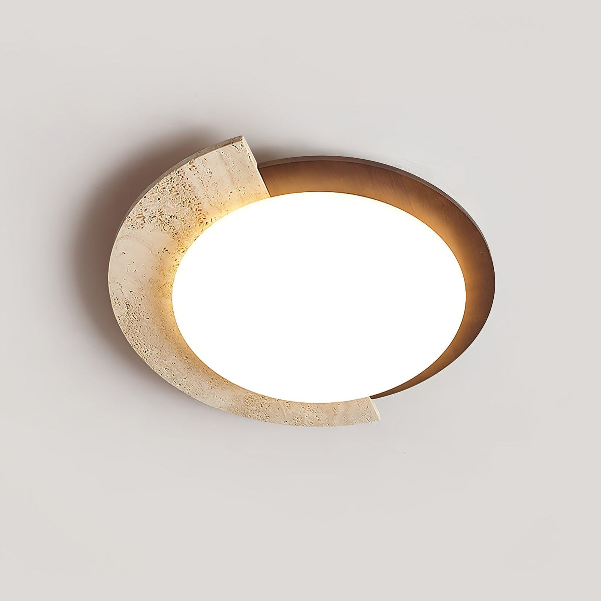 Grenelevia Travertine Ceiling Light-Moonnatur