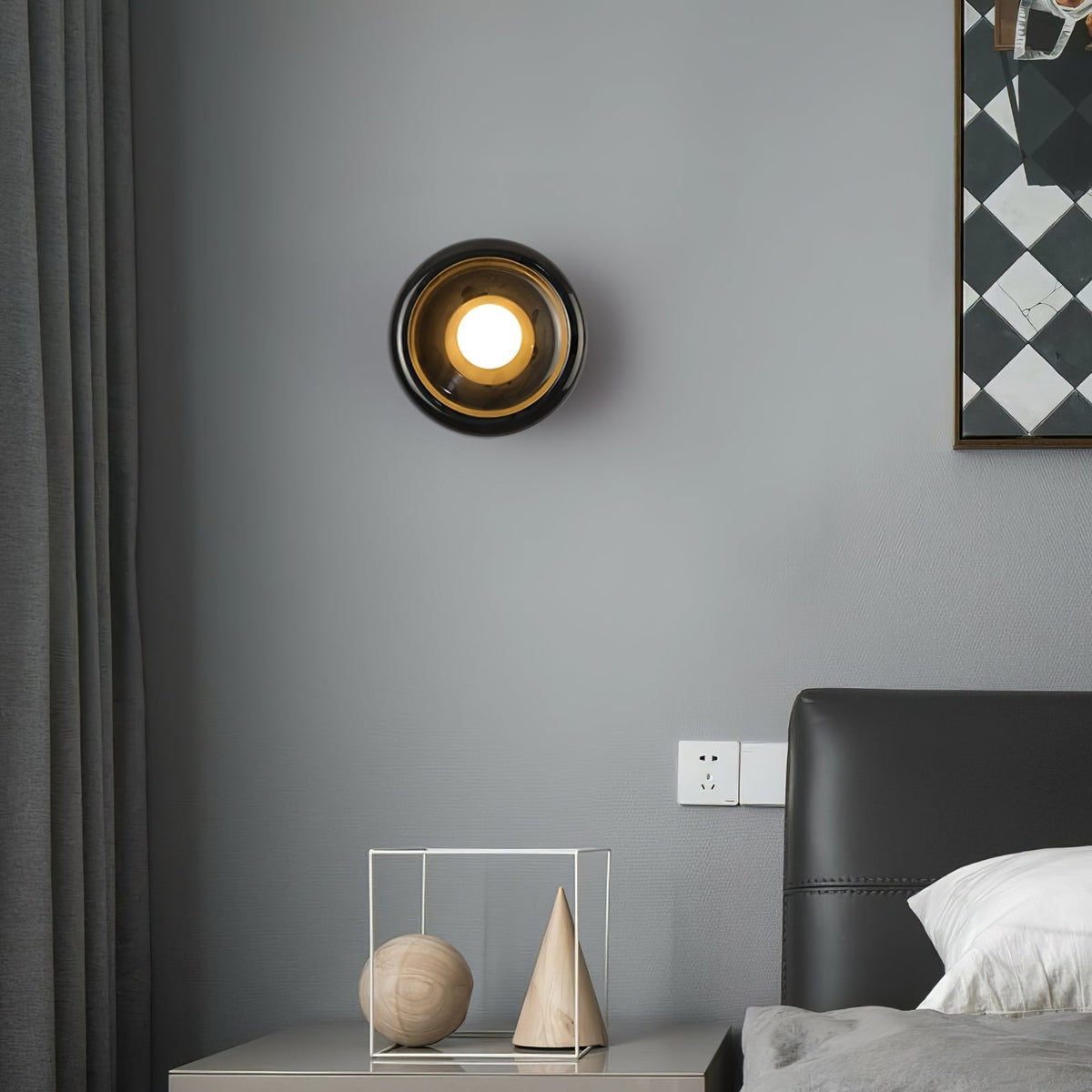 Carrowena Marble Wall Light-Moonnatur