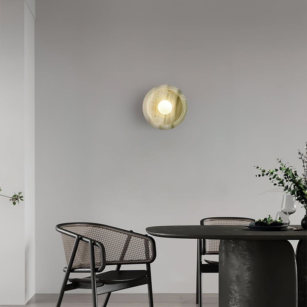 Carrowena Marble Wall Light-Moonnatur