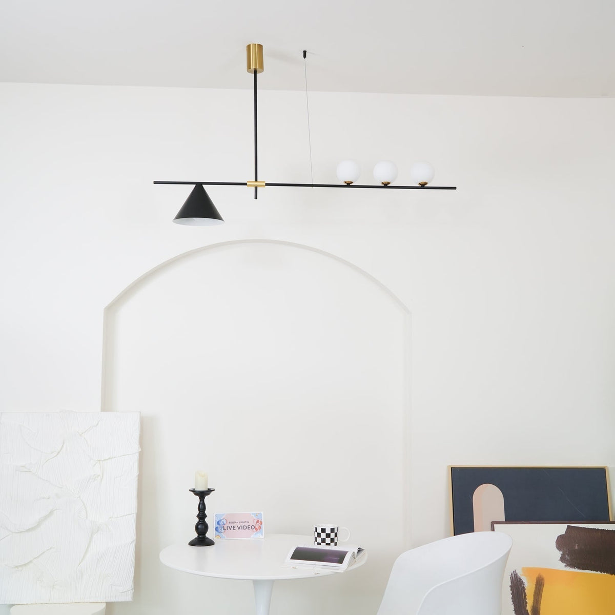 Baldeneth Glass Pendant Light-Moonnatur
