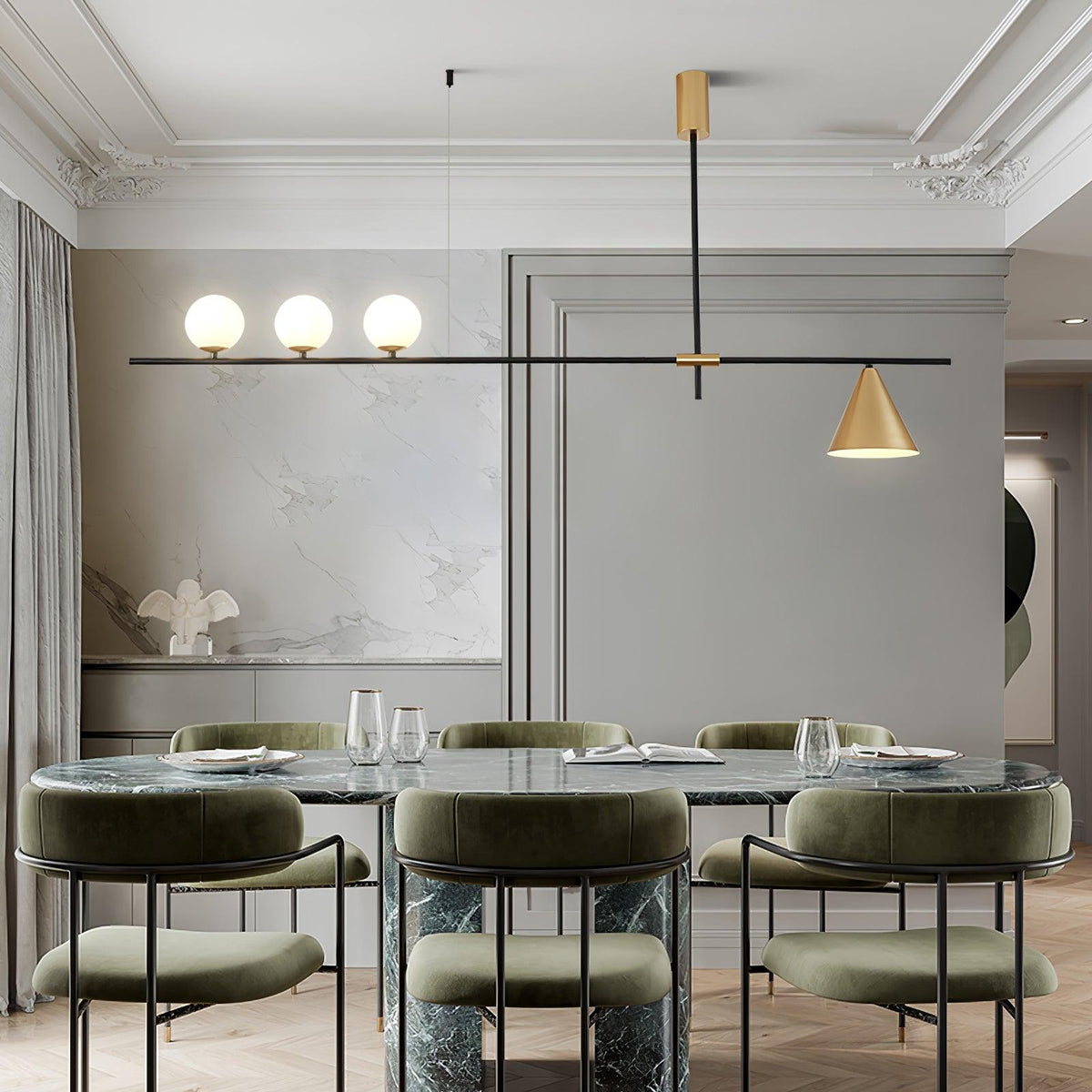 Baldeneth Glass Pendant Light-Moonnatur