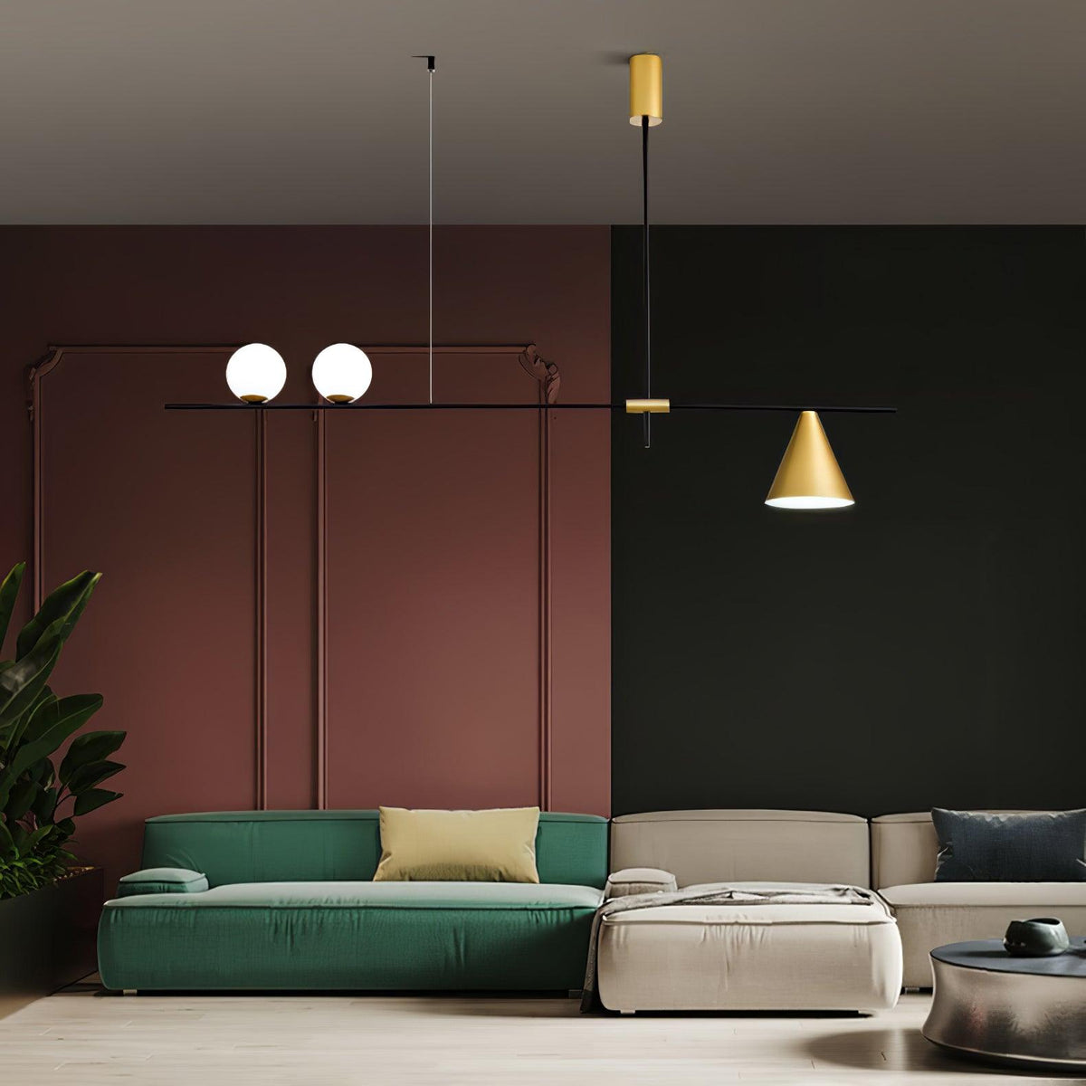 Baldeneth Glass Pendant Light-Moonnatur