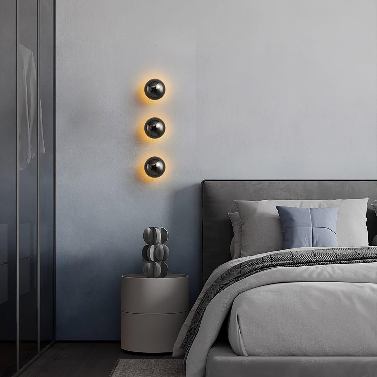 Jyvella Metal Wall Light-Moonnatur