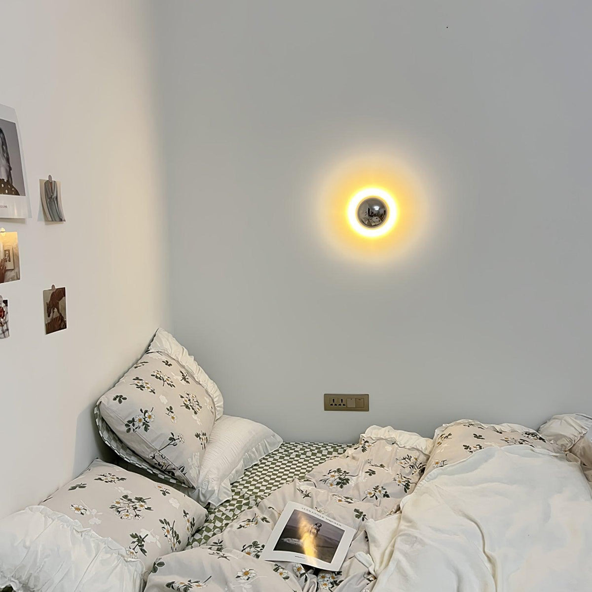 Jyvella Metal Wall Light-Moonnatur