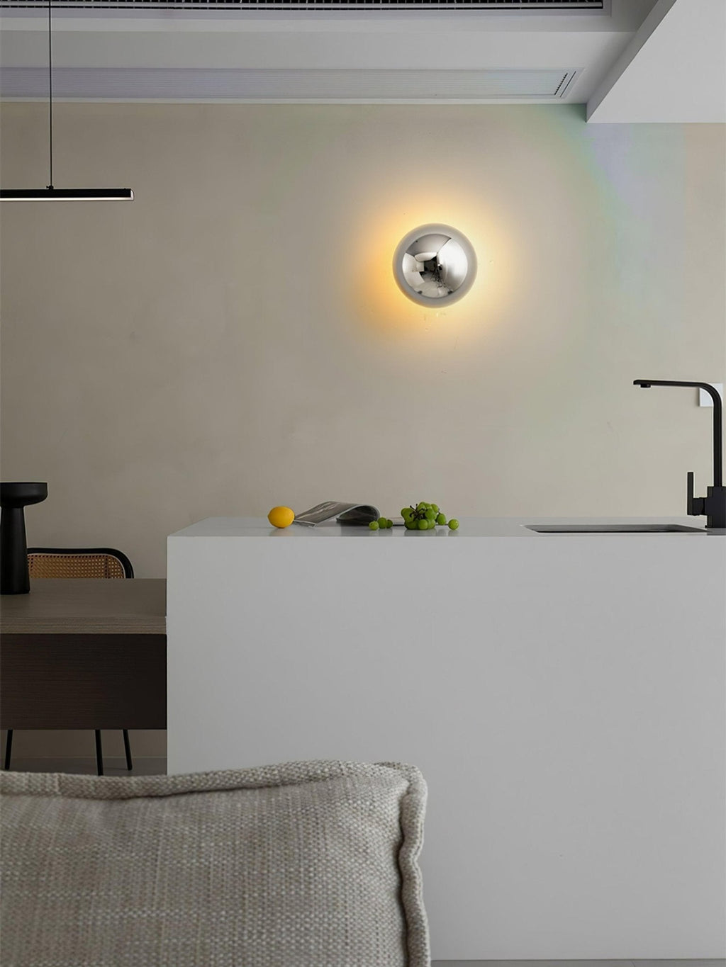 Jyvella Metal Wall Light-Moonnatur