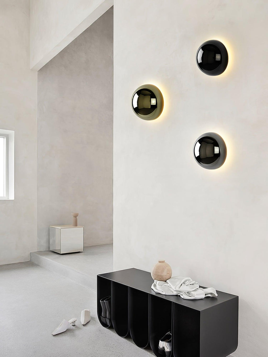 Jyvella Metal Wall Light-Moonnatur