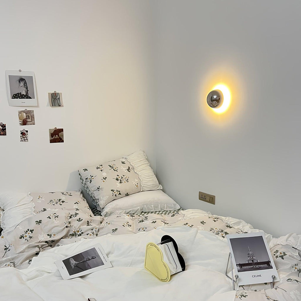 Jyvella Metal Wall Light-Moonnatur