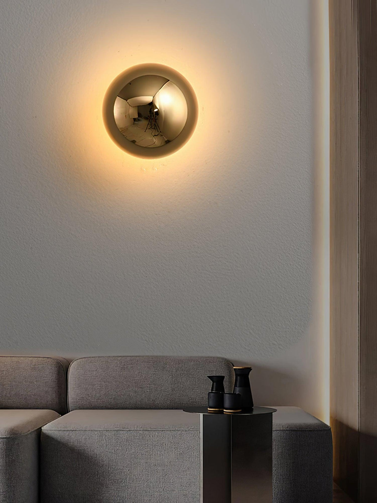 Jyvella Metal Wall Light-Moonnatur