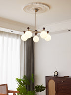 Ulenlyn Glass Chandelier-Moonnatur
