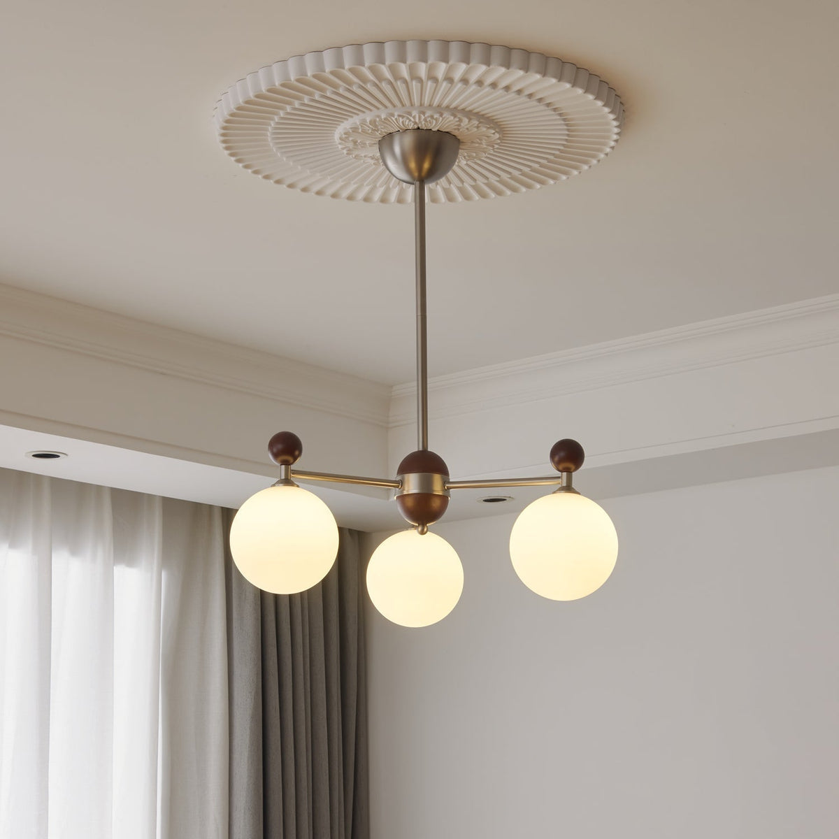 Ulenlyn Glass Chandelier-Moonnatur