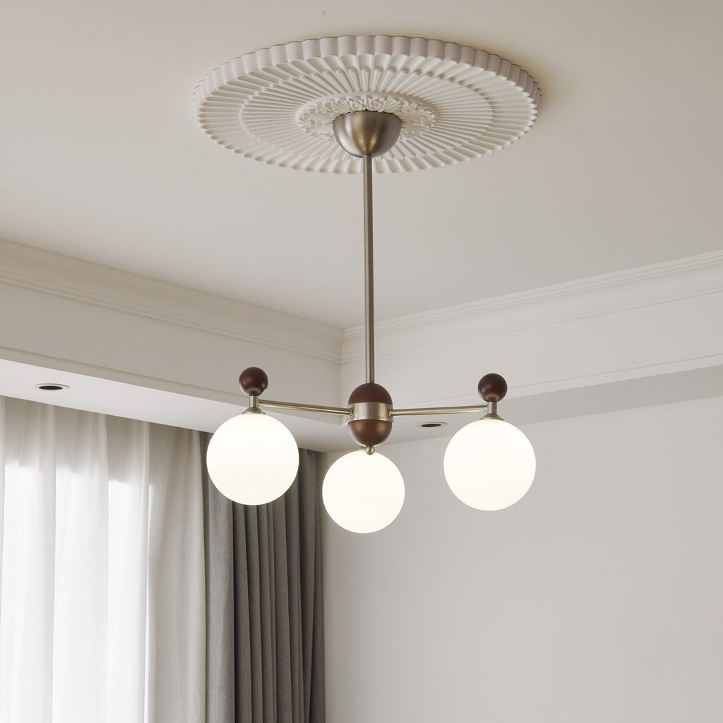 Ulenlyn Glass Chandelier-Moonnatur