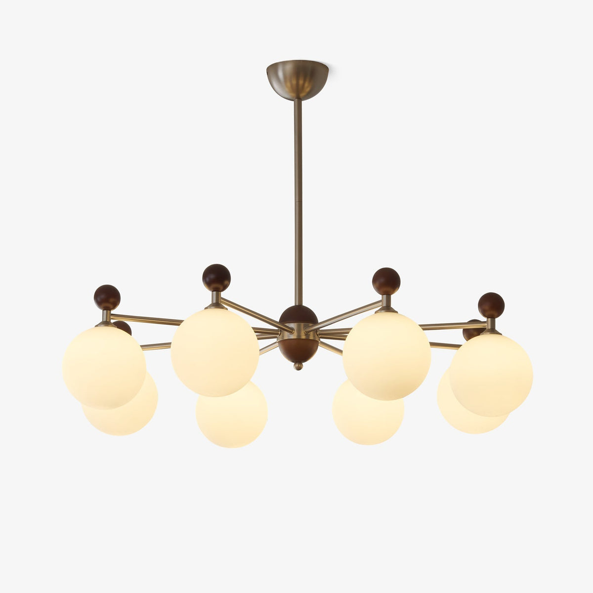 Ulenlyn Glass Chandelier-Moonnatur