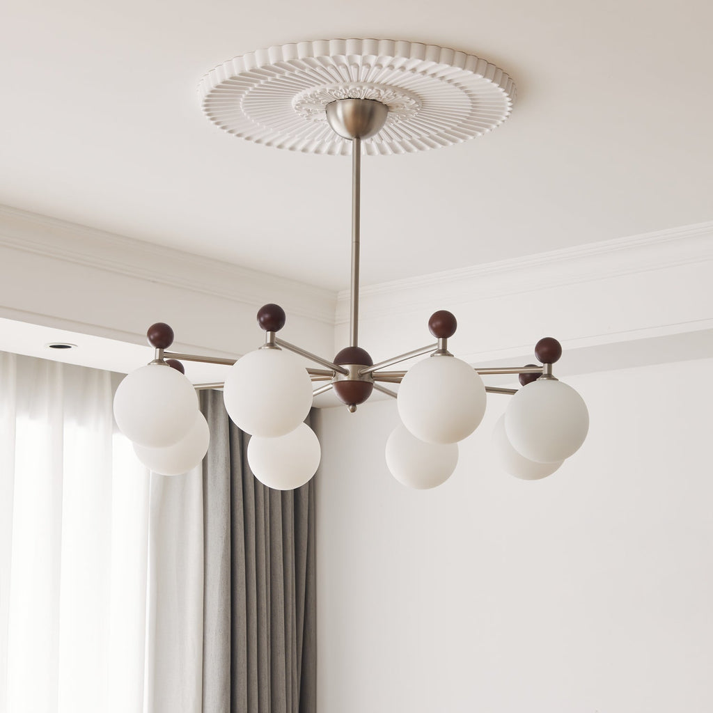 Ulenlyn Glass Chandelier-Moonnatur