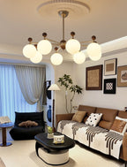 Ulenlyn Glass Chandelier-Moonnatur