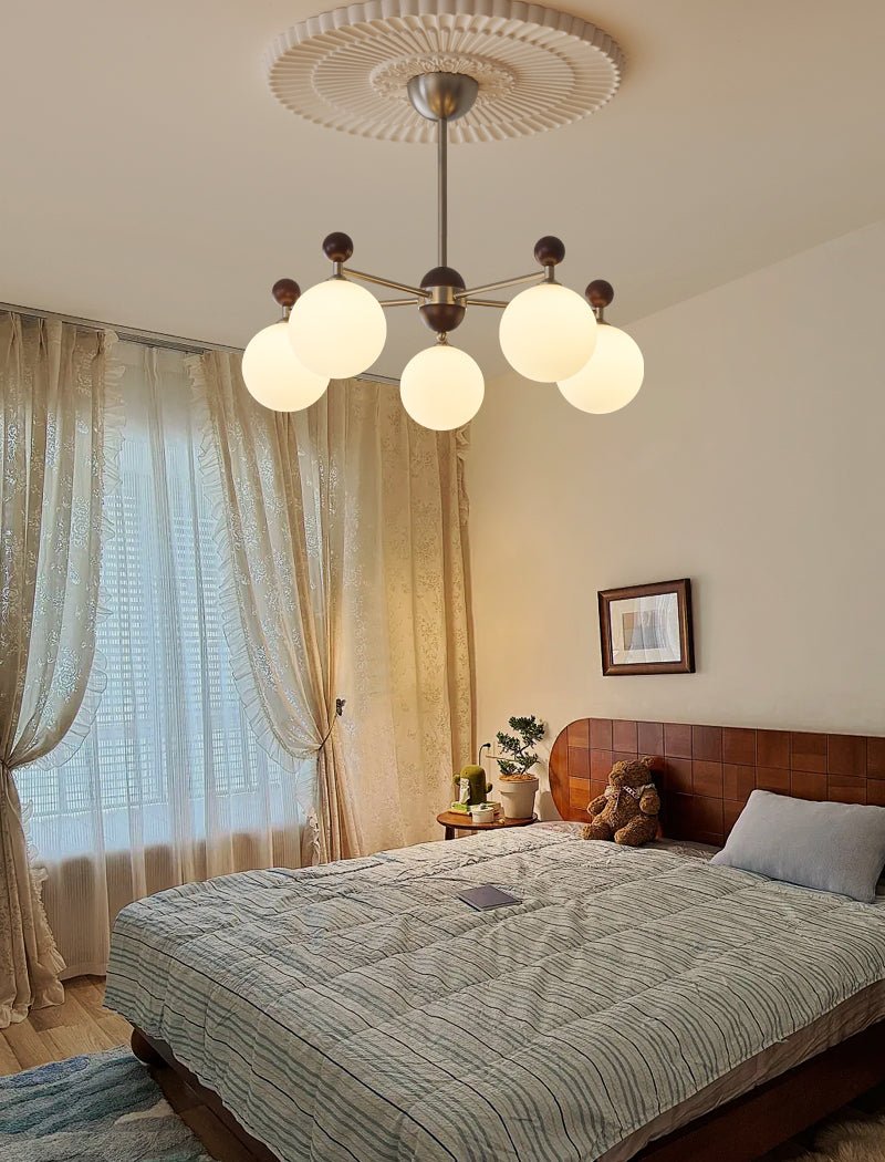 Ulenlyn Glass Chandelier-Moonnatur