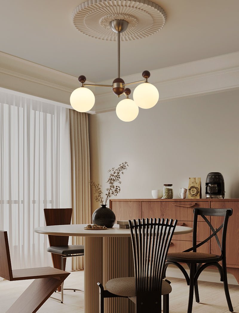 Ulenlyn Glass Chandelier-Moonnatur