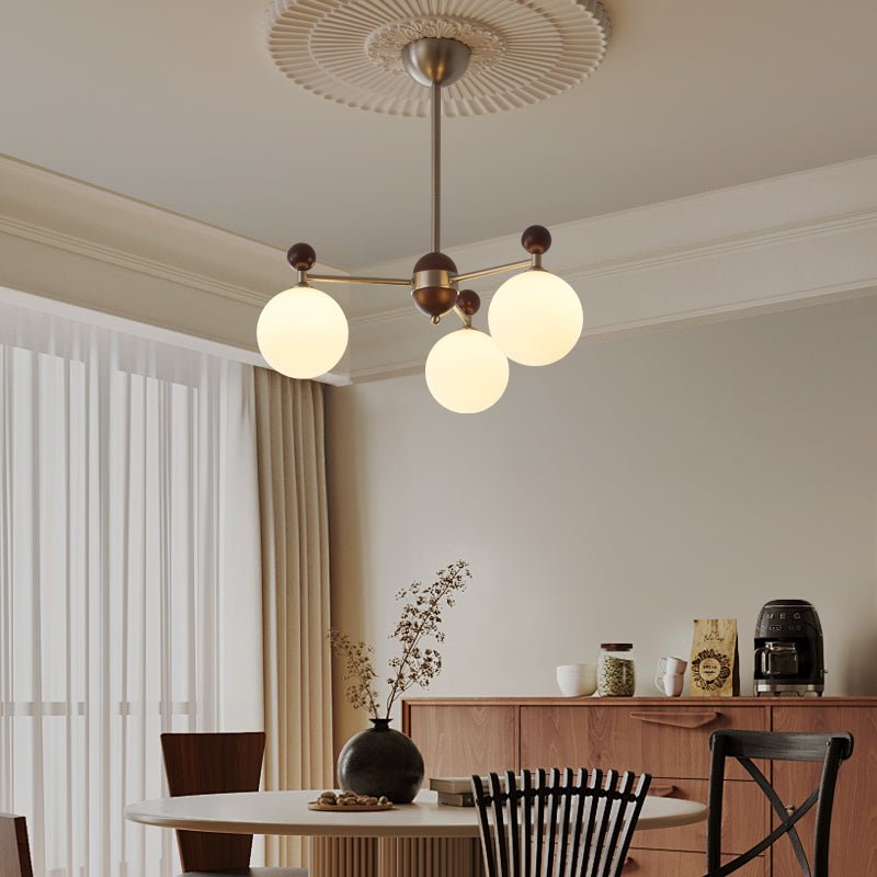 Ulenlyn Glass Chandelier-Moonnatur