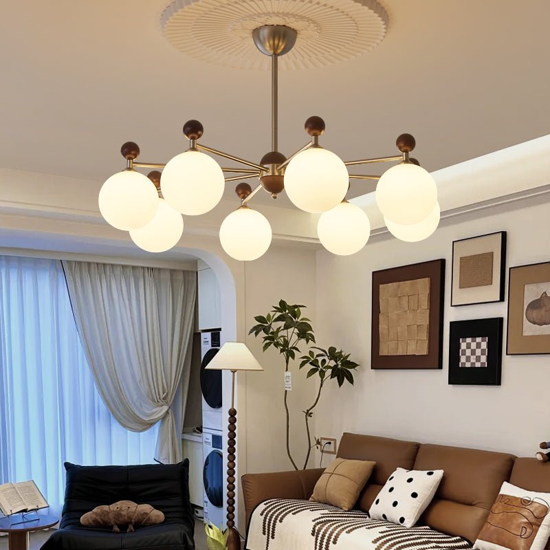 Ulenlyn Glass Chandelier-Moonnatur
