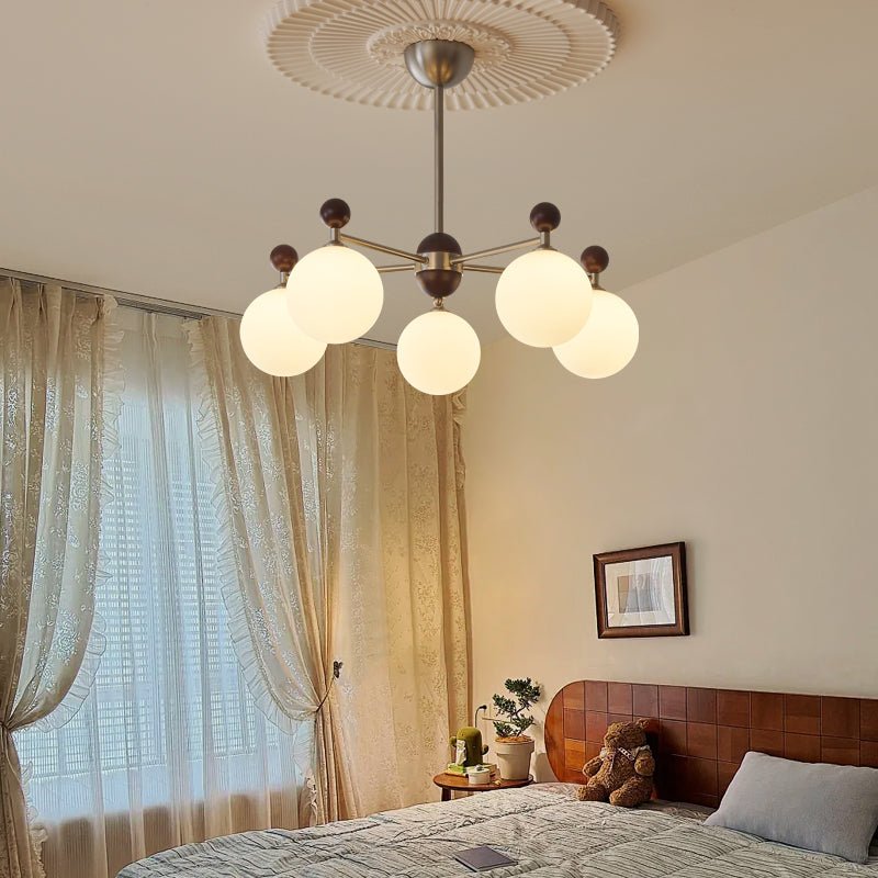 Ulenlyn Glass Chandelier-Moonnatur