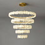 Jardenhaven Alabaster Chandelier-Moonnatur