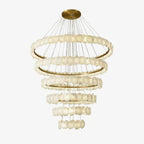 Jardenhaven Alabaster Chandelier-Moonnatur