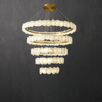 Jardenhaven Alabaster Chandelier-Moonnatur