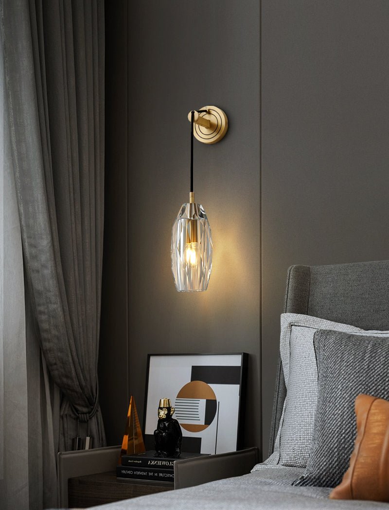 Sonelle Crystal Wall Lamp-Moonnatur