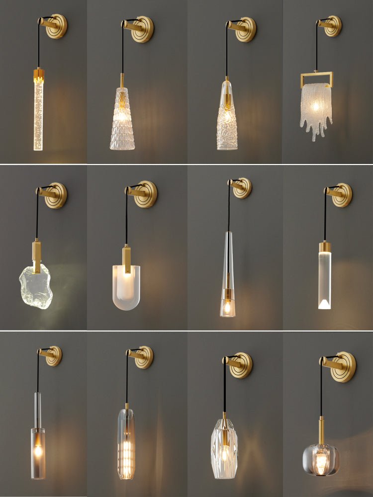 Sonelle Crystal Wall Lamp-Moonnatur