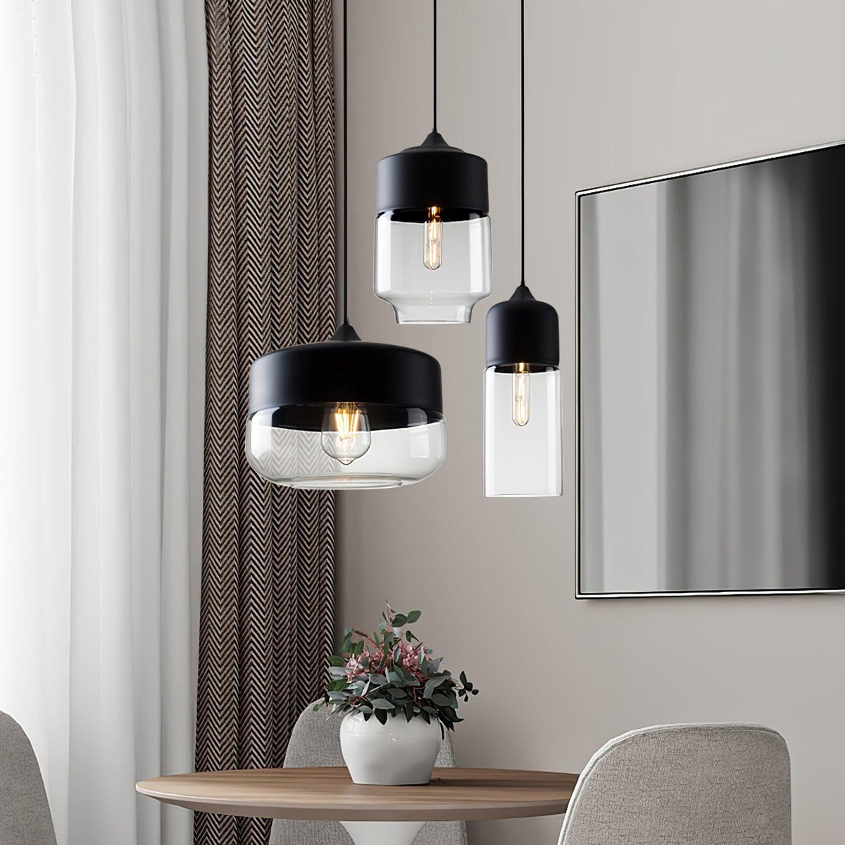 Thorenia Glass Pendant Light-Moonnatur