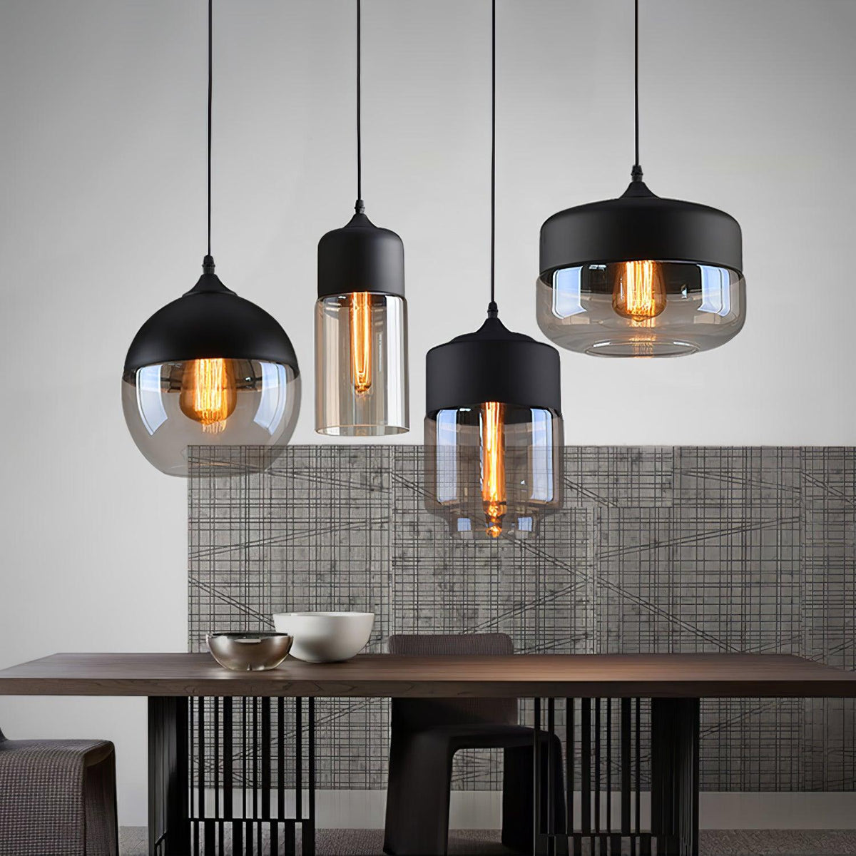 Thorenia Glass Pendant Light-Moonnatur