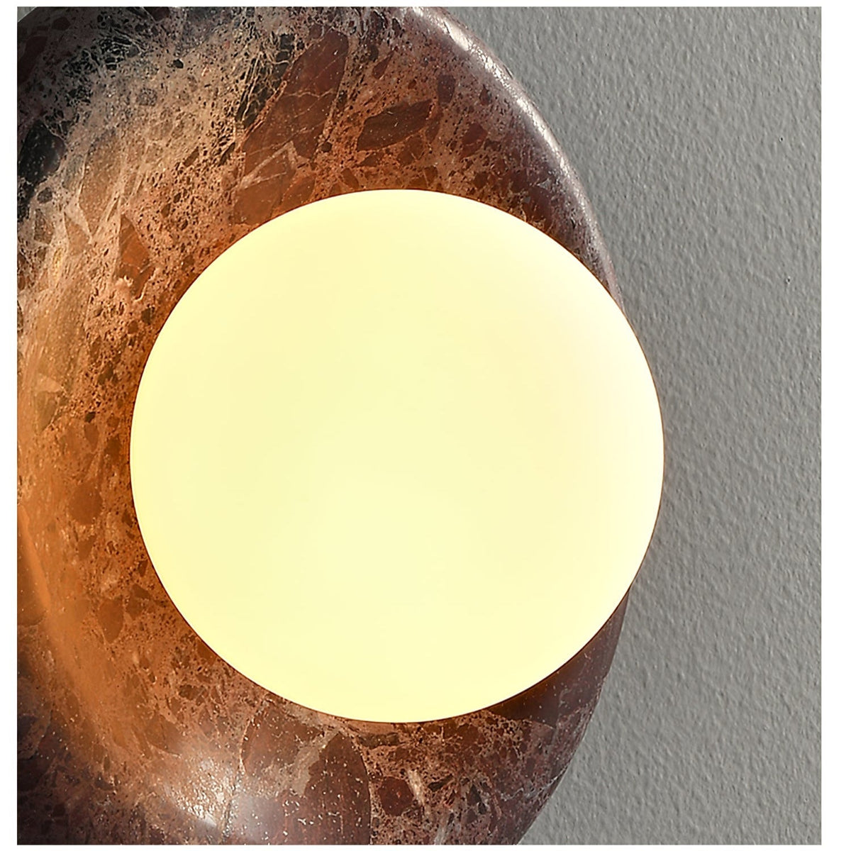 Elseneth Travertine Wall Light-Moonnatur