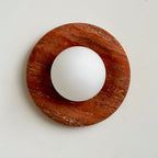 Elseneth Travertine Wall Light-Moonnatur